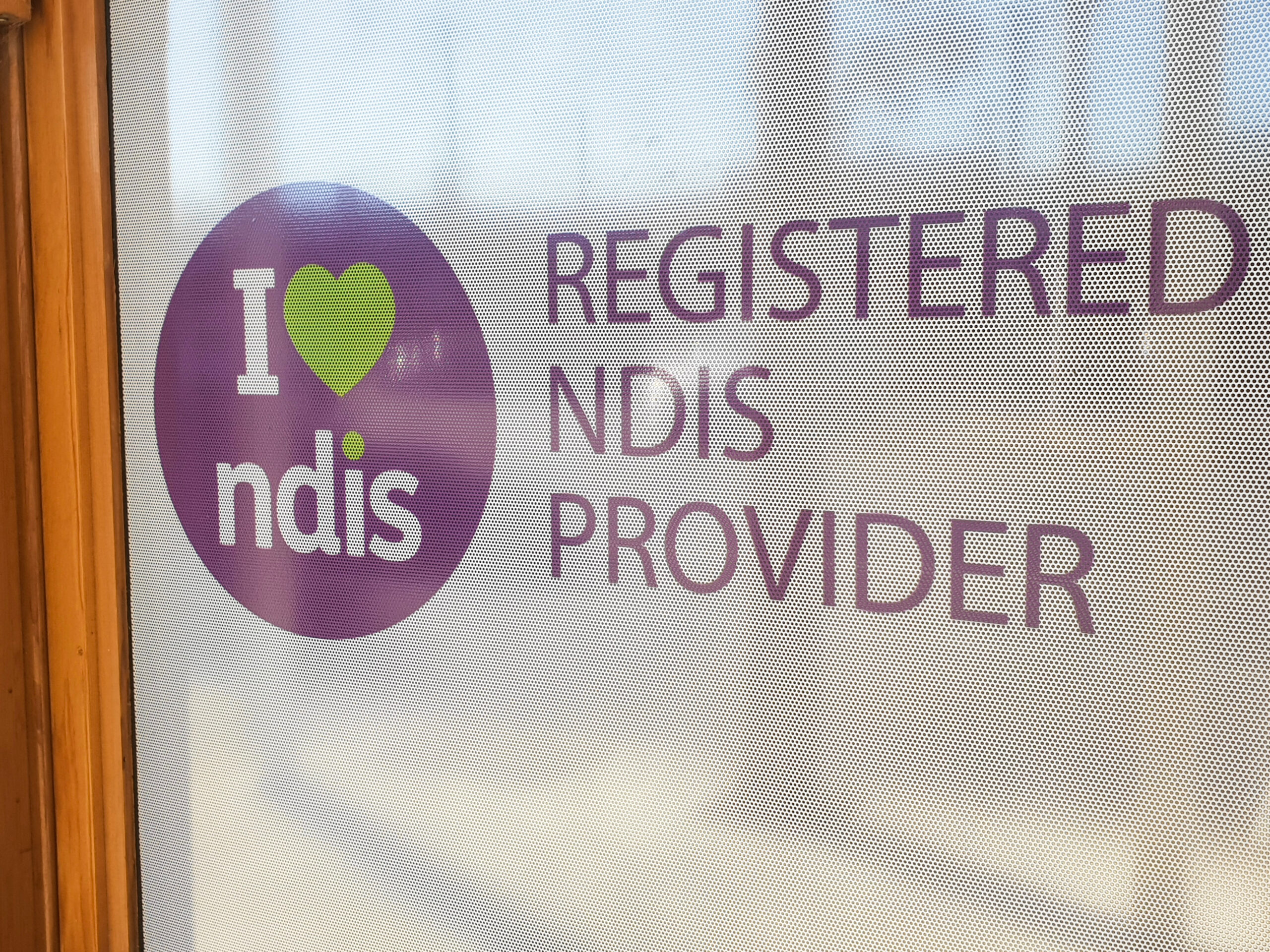 NDIS signage