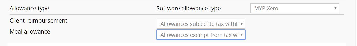 Xero support documentation 17 Allowance