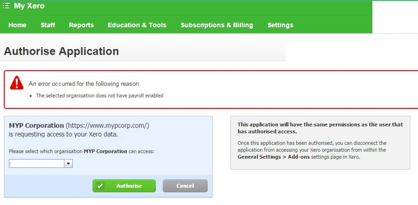 Xero support documentation 11 Xero-error
